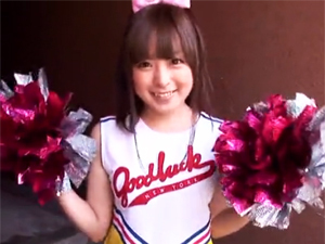 【今井ひろの】超美少女チアガールが元気の無いオヤジを手コキとフェラで応援！！